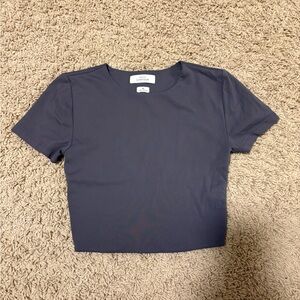 Babaton Midnight Blue Crop Top